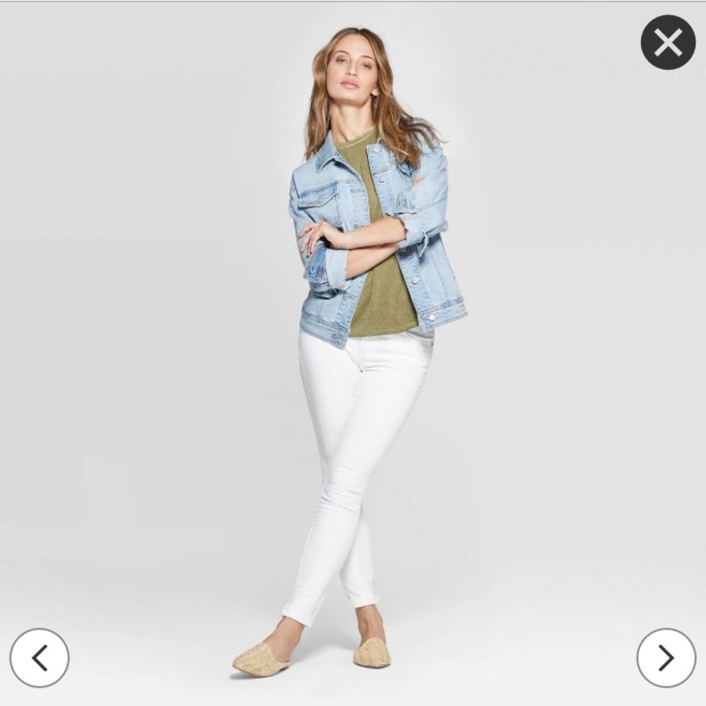 Mossimo White Skinny Jean